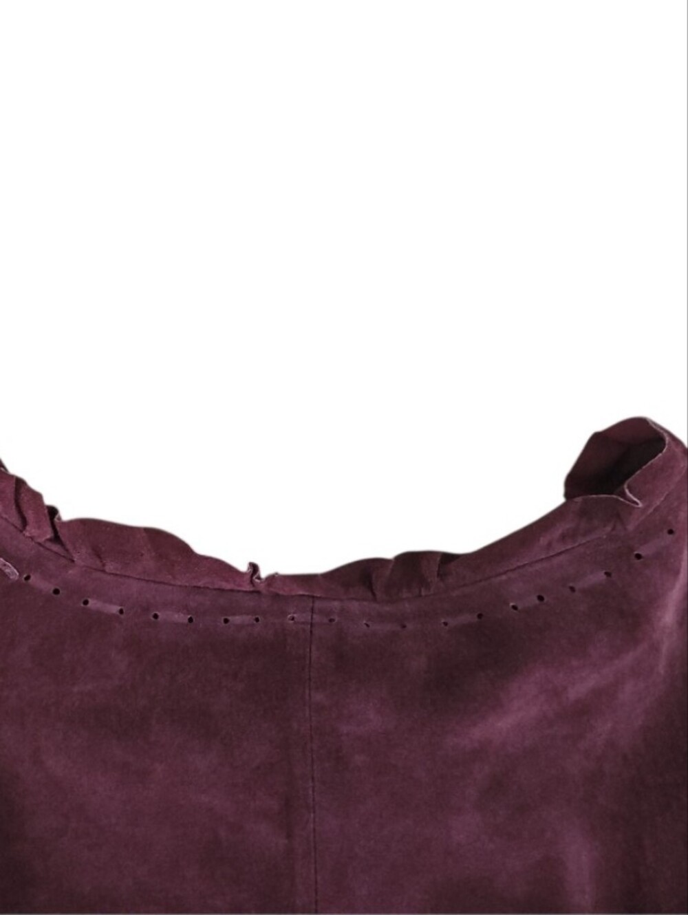 Sutton Studio Genuine Leather Jacket Women’s 10 Mauve Moto Boho Western Festival - Picture 5 of 16